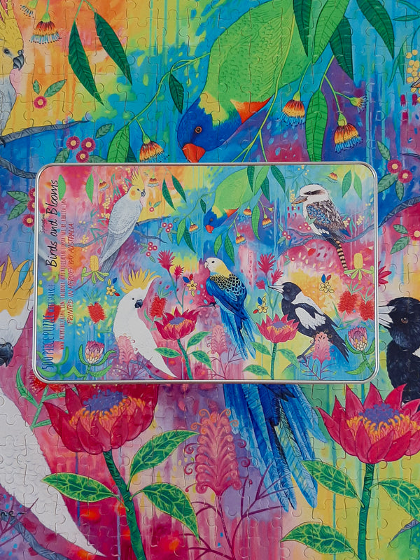Springtime Birds & Blooms 500 Piece Puzzle