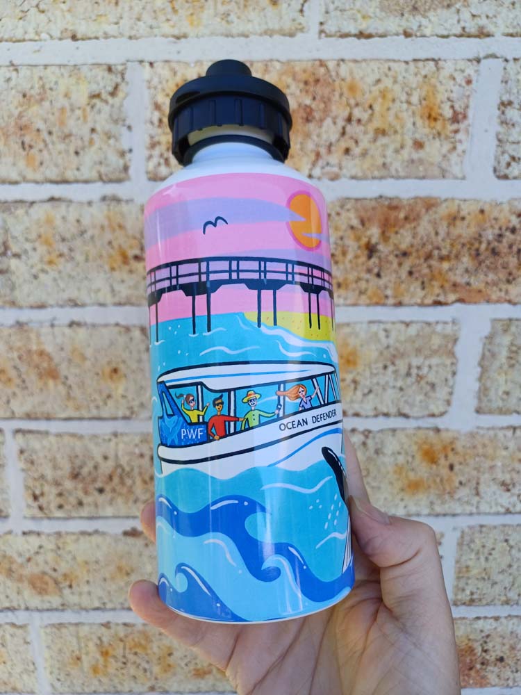 Ocean Defender 600ml Aluminium Water Bottle