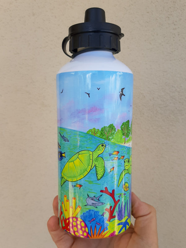 Turtle Island 600ml Aluminium Water Bottle