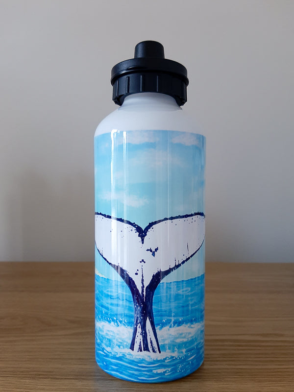 Whale Tail 600ml Aluminium Water Bottle