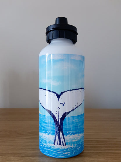 Whale Tail 600ml Aluminium Water Bottle