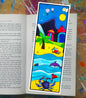 Beach Town with Balloons Bookmark