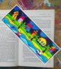 Beach Town with Dolphin - Landscape Bookmark