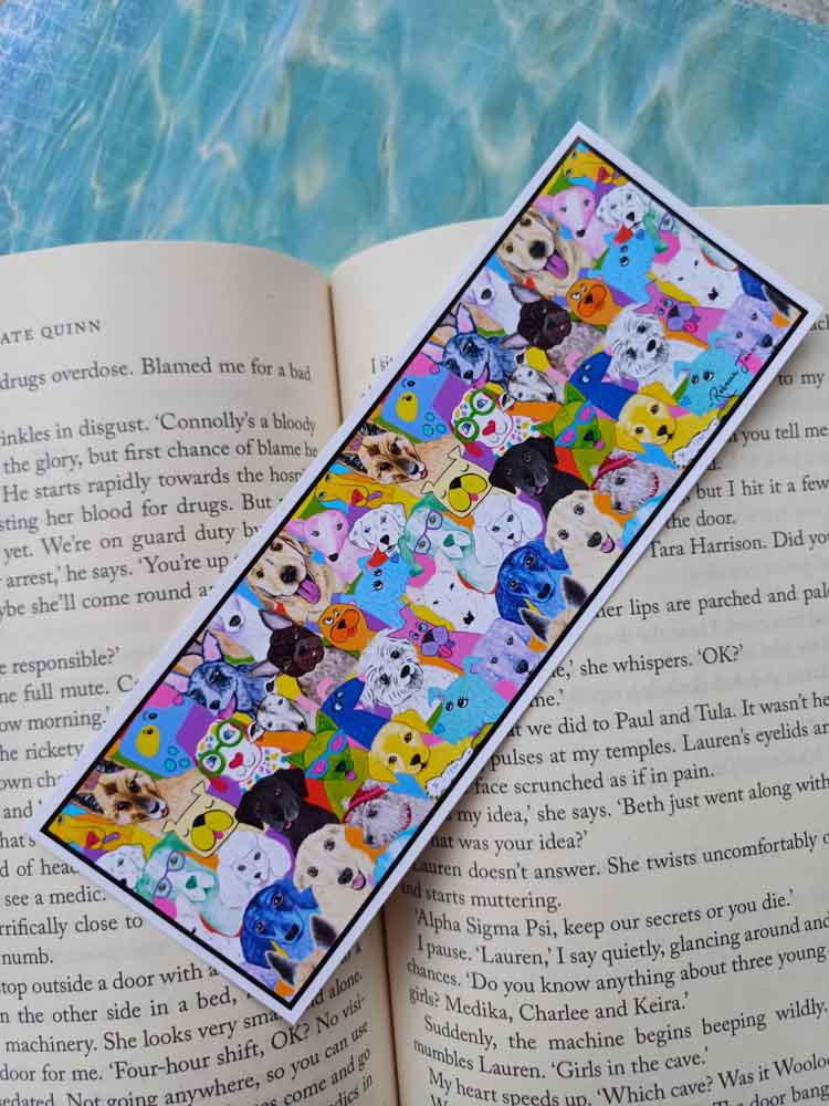 Dashing Dogs Bookmark