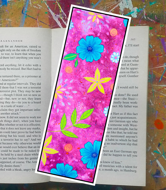 Bright Blooms Bookmark