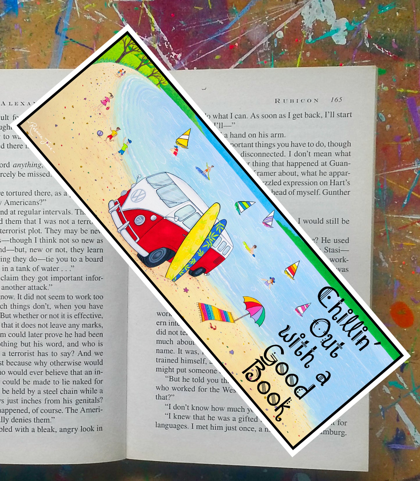 Chillin' out with a Good Book Bookmark