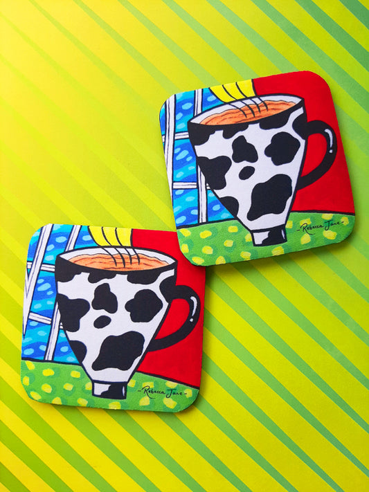 Cow Cuppa Coaster