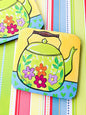 Floral Teapot Coaster