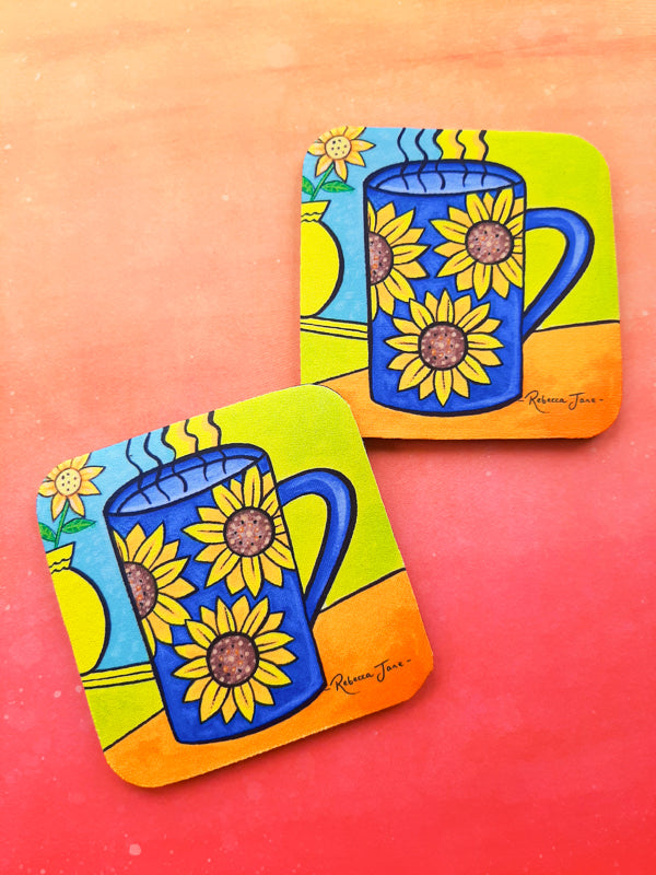 Sunflower Cuppa Coaster