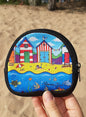 Beach Huts Coin Pouch