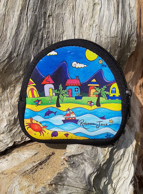 Beach Town Coin Pouch
