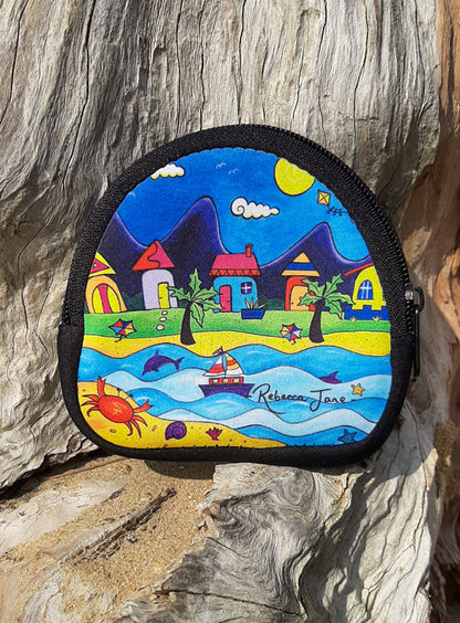 Beach Town Coin Pouch