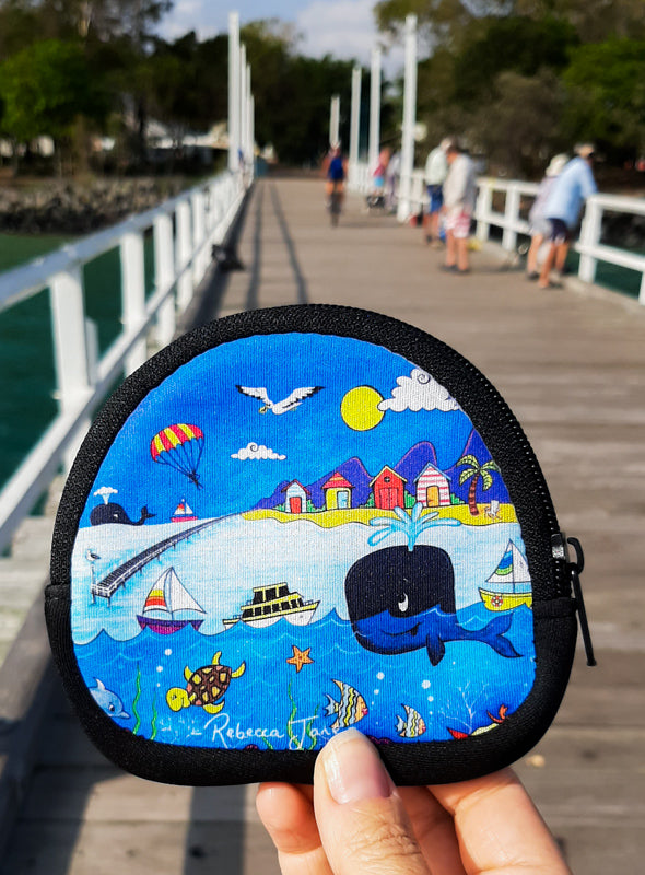 Whale Town Coin Pouch