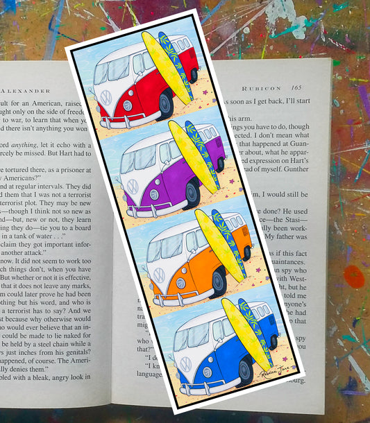Coloured Kombi Two Bookmark