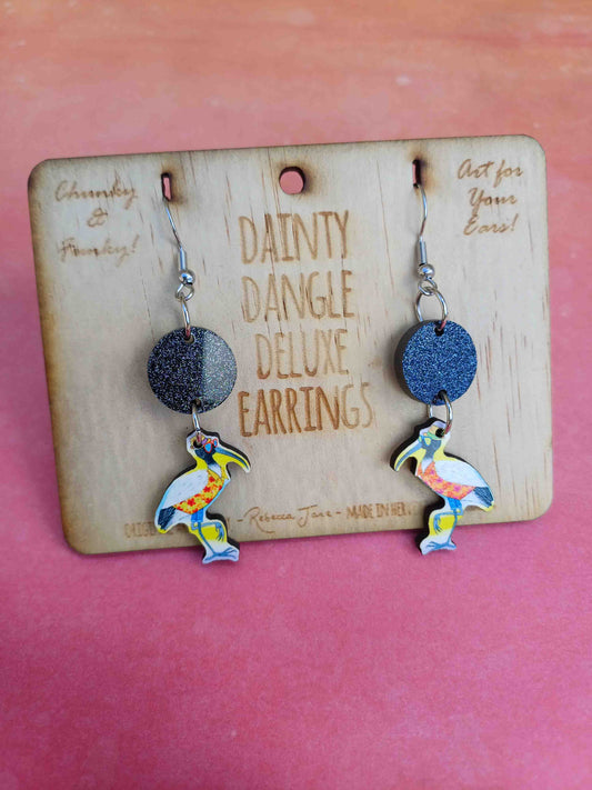 Ibis Dainty Dangle Deluxe Earrings