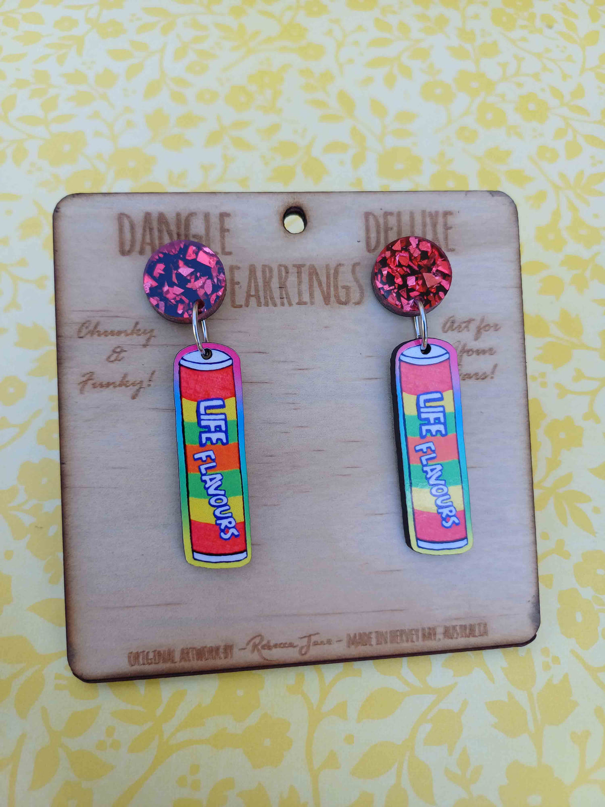 Life Flavours Dangle Deluxe Earrings