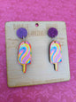 Rainbow Pop Dangle Deluxe Earrings