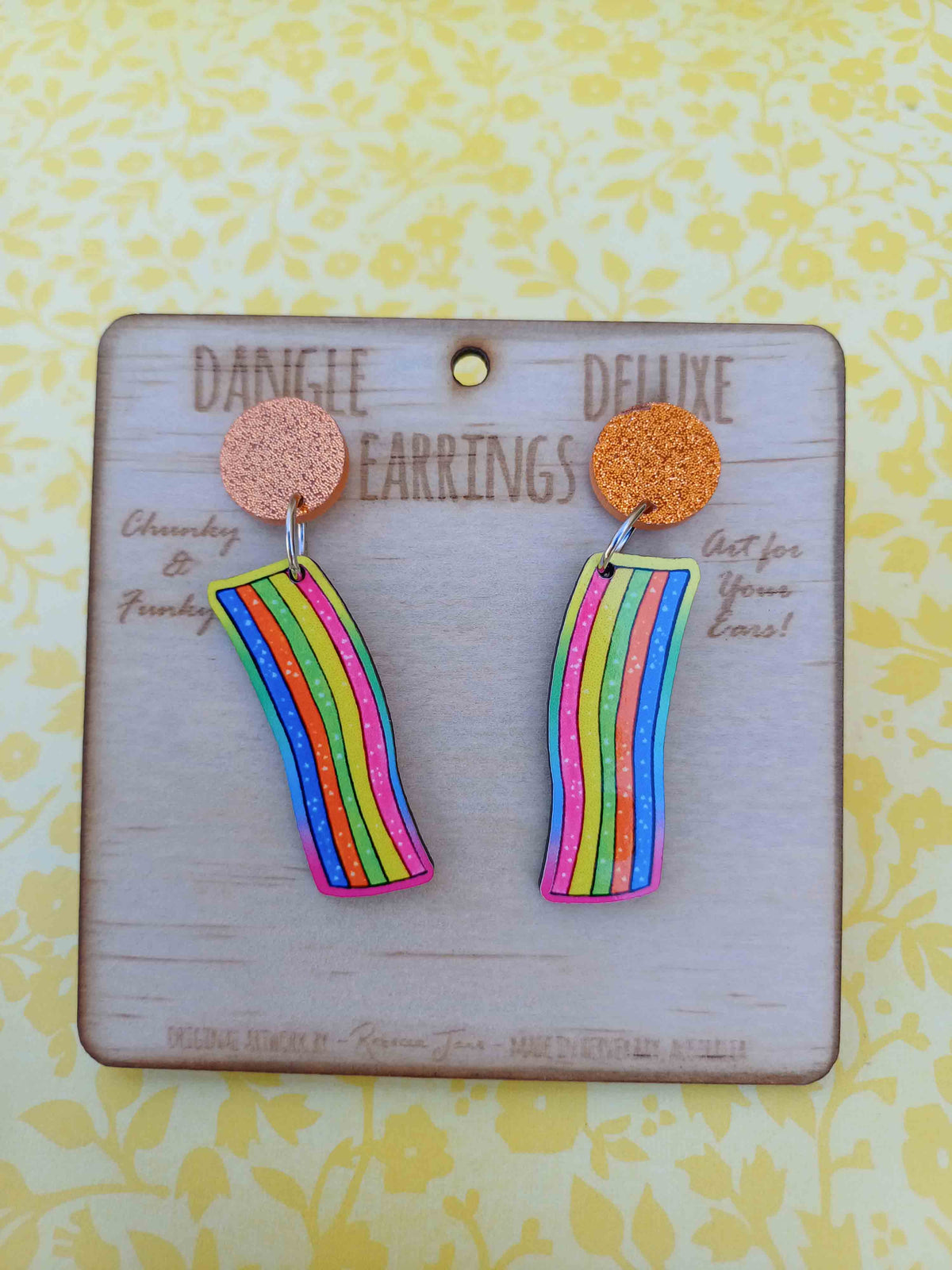 Sour Strap Dangle Deluxe Earrings