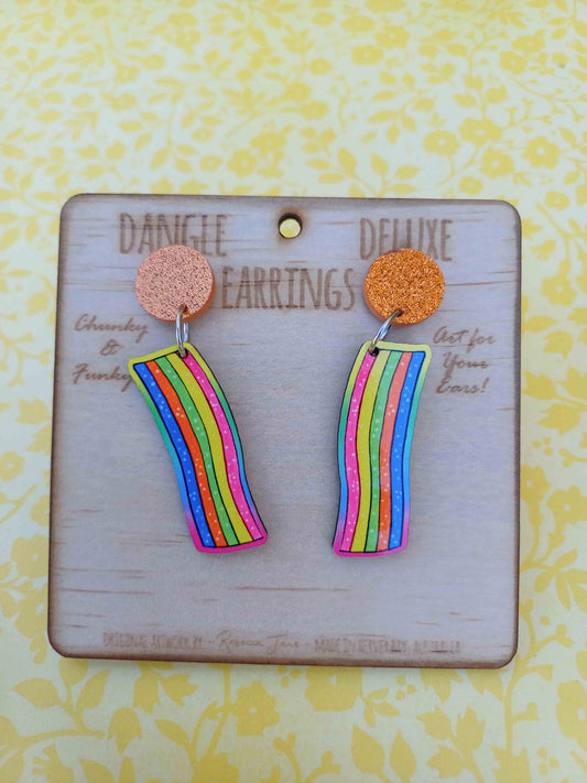 Sour Strap Dangle Deluxe Earrings