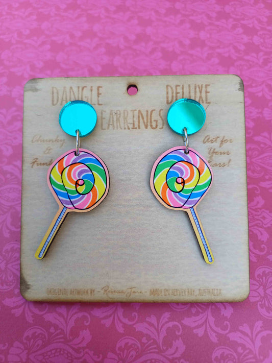 Lollipop Dangle Deluxe Earrings