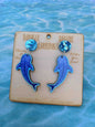 Whale Shark Wishes Dangle Deluxe Earrings
