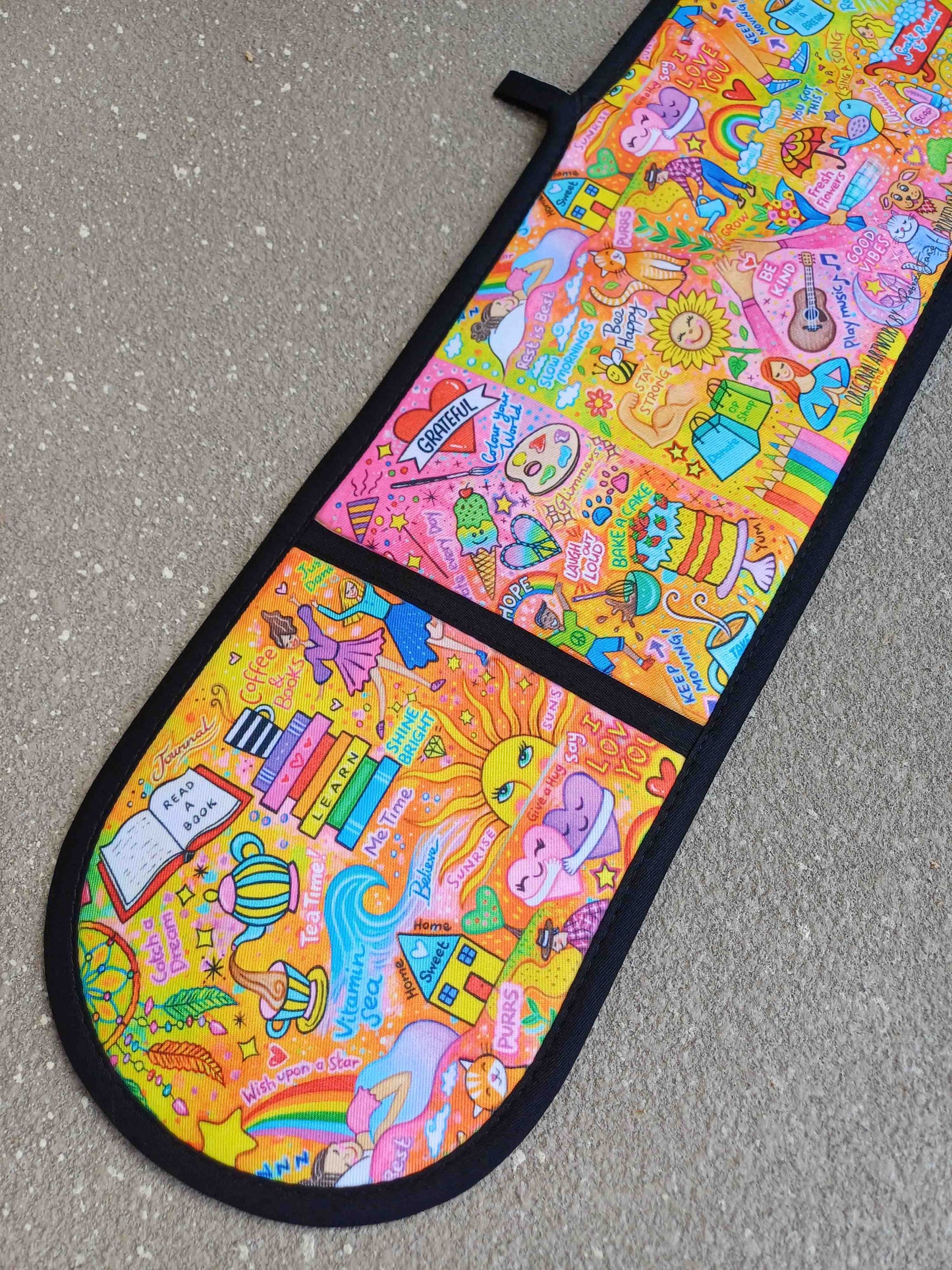 Grateful Heart Double Oven Mitt