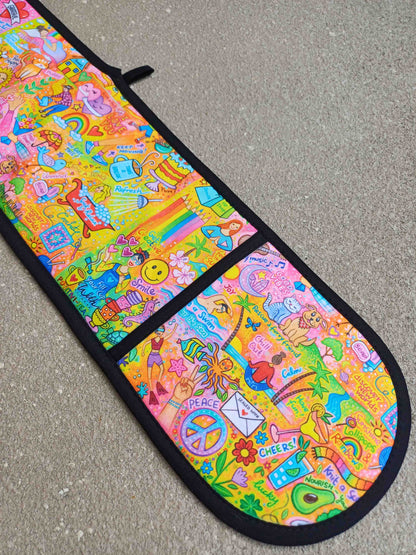 Grateful Heart Double Oven Mitt