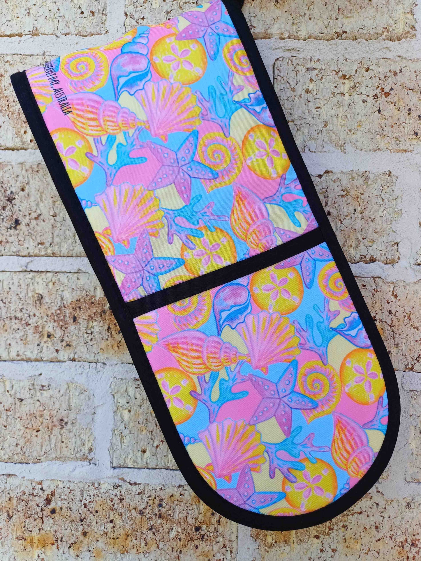 Seashells Double Oven Mitt