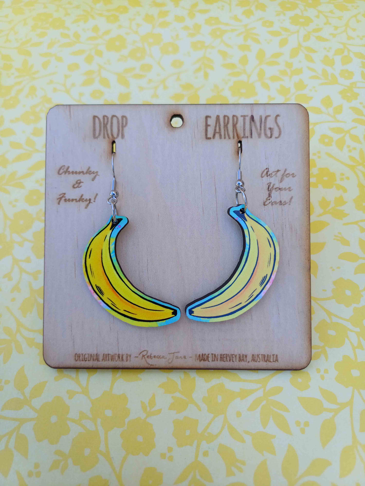 Banana Drop Earrings