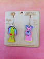 Funny Dogs Drop Earrings