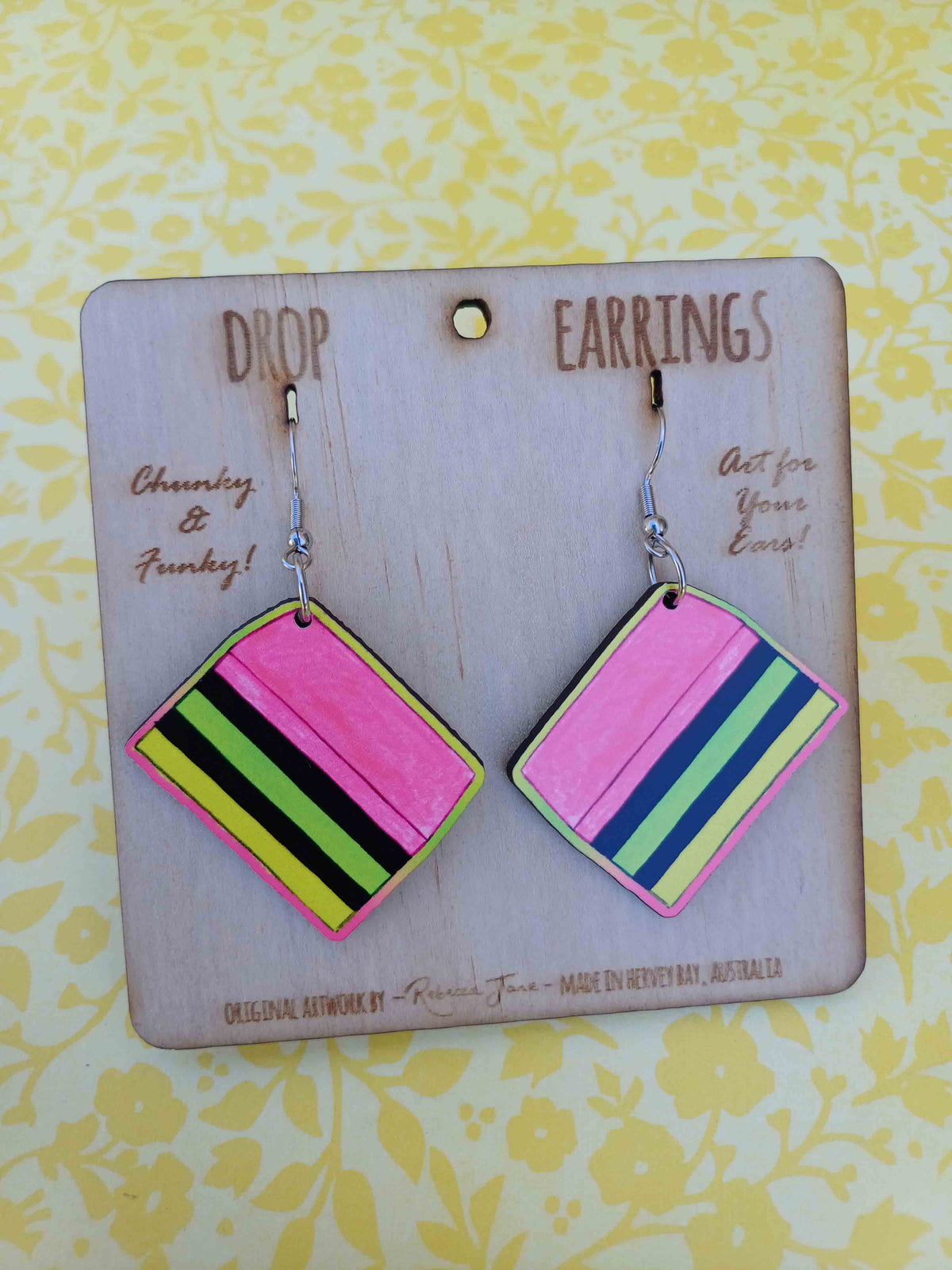 Licorice Allsorts Drop Earrings