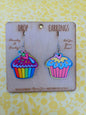 Rainbow Cake Earrings