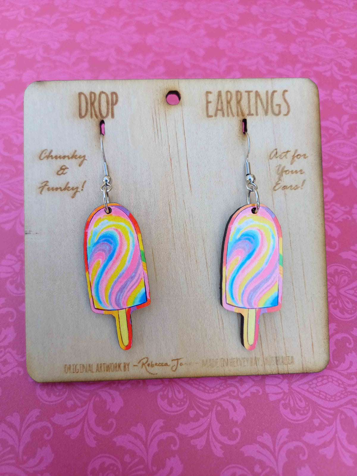 Rainbow Pop Earrings