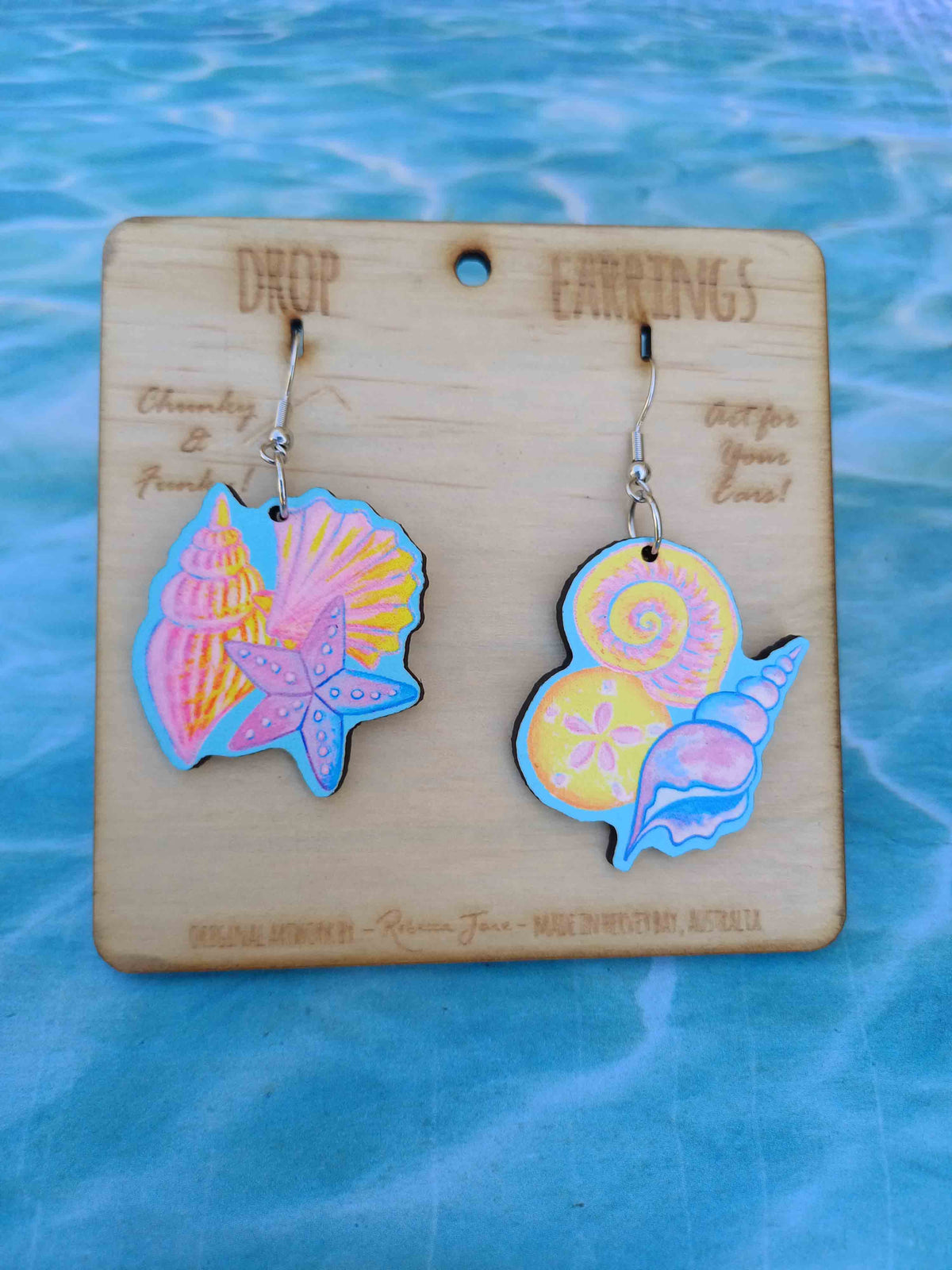 Seashell Drop Earrings