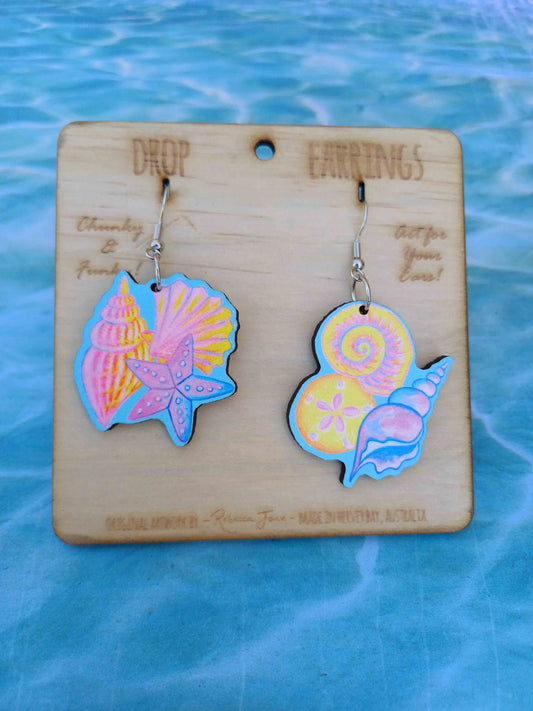 Seashell Drop Earrings