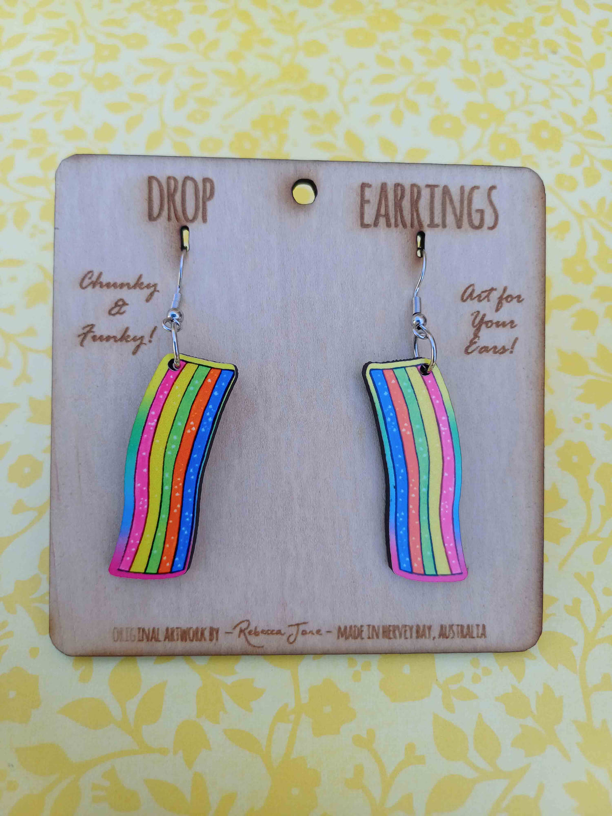 Sour Strap Drop Earrings