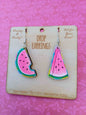 Watermelon Drop Earrings