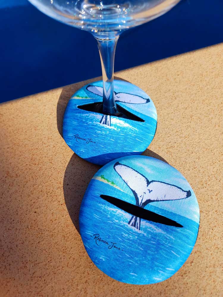 Whale Tail Glass Slipper