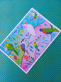 Colourful Birds of Australia Greeting Card