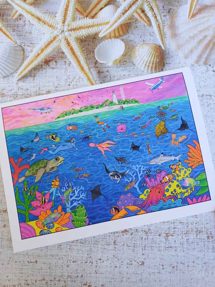 Island Vibes Greeting Card