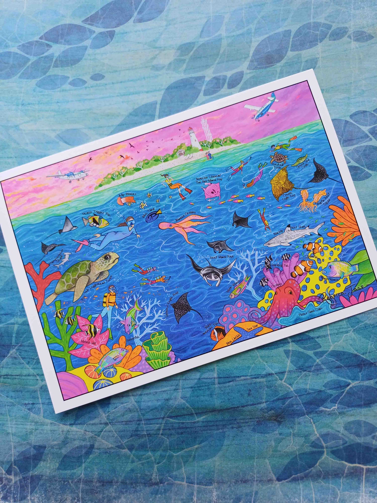 Island Vibes Greeting Card