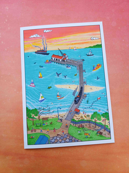 Urangan Pier 1917-2017 Greeting Card