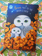 Owls in Poppies Orange Journal