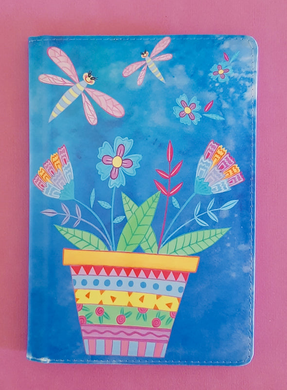 Patterned Flower Pot Journal