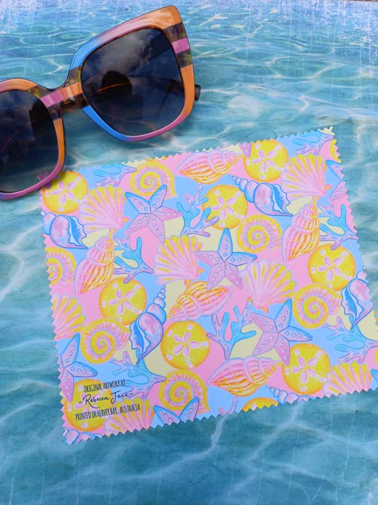 Seashells Lens Cloth