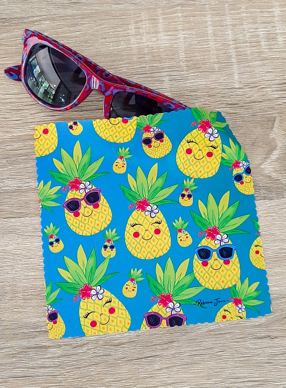 Sweet Pineapples Lens Cloth