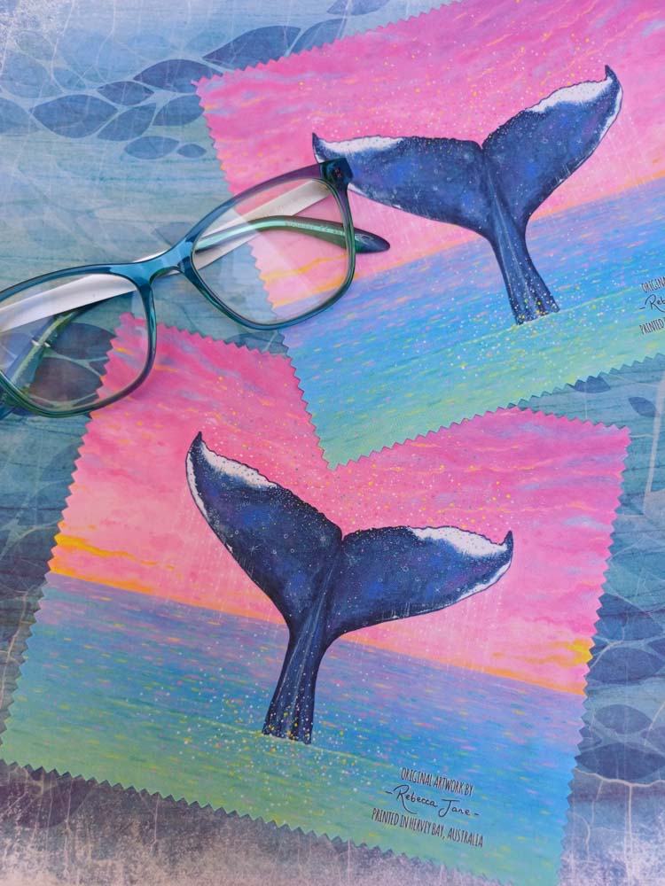 Whale Confetti Lens Cloth