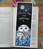 Owls in Poppies Cornflower Bookmark