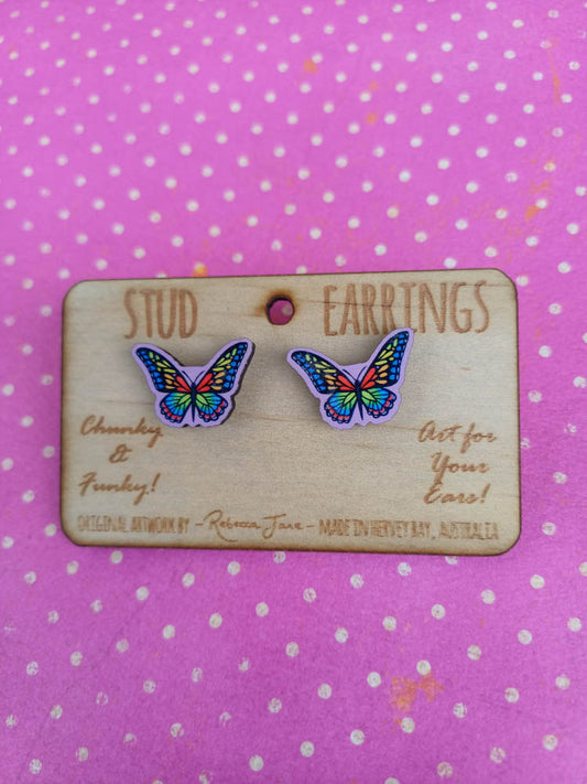 Butterfly Stud Earrings