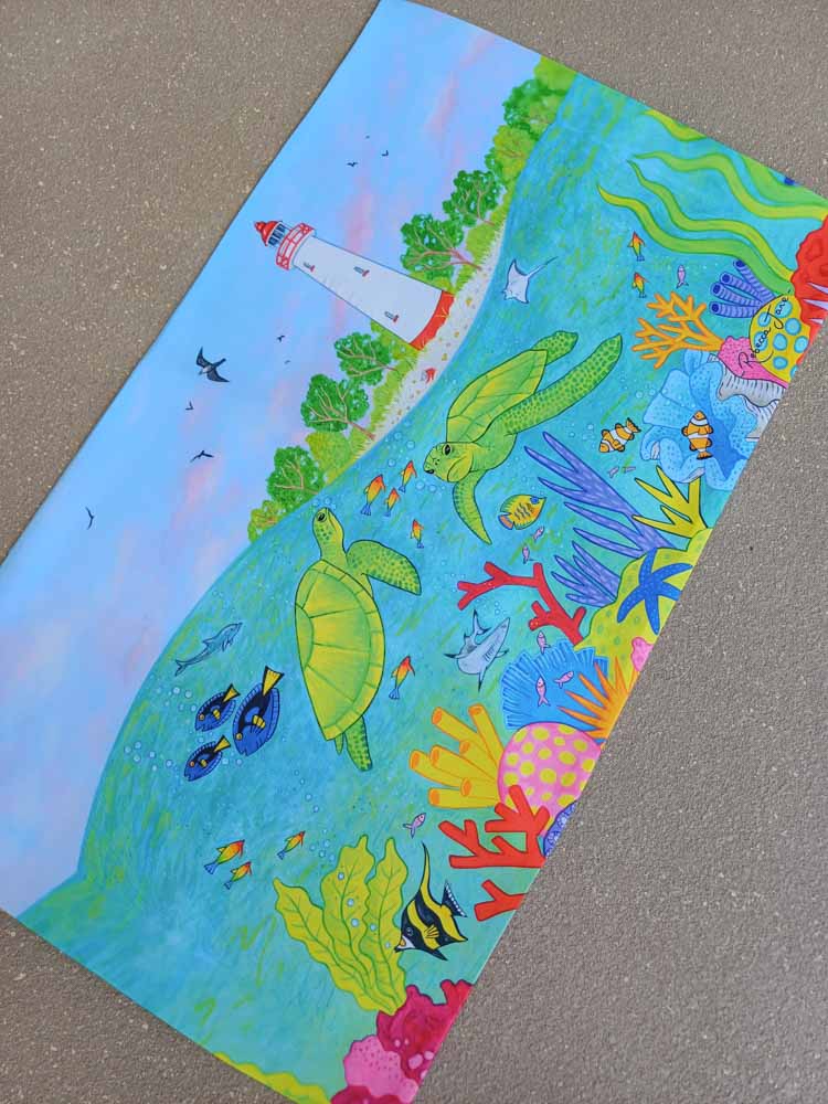 Turtle Island Pillow Case